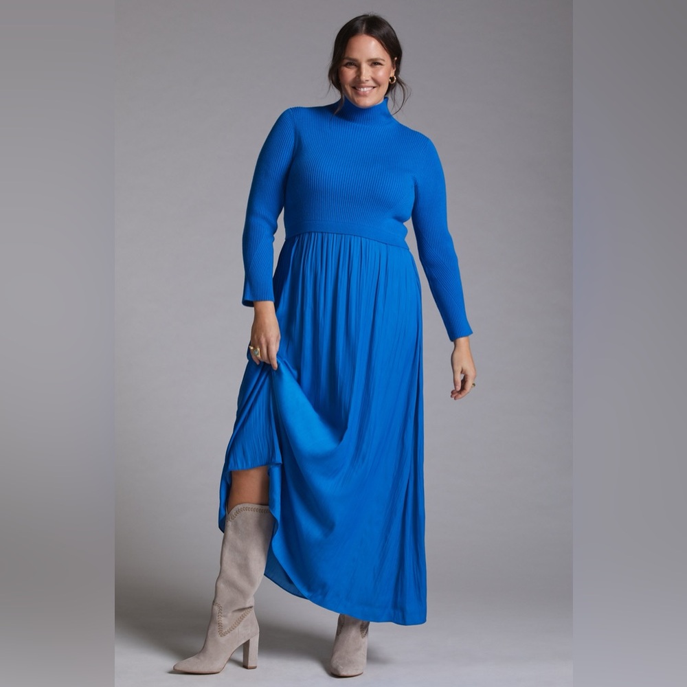 ANTHROPOLOGIE Thea Twofer Sweater Dress